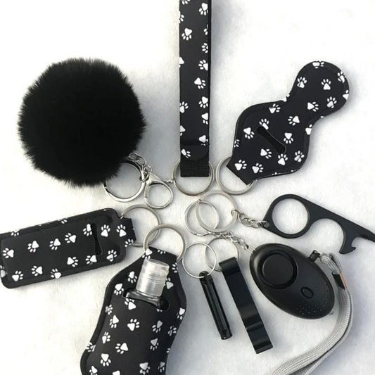 Paw print Self Defense Keychain