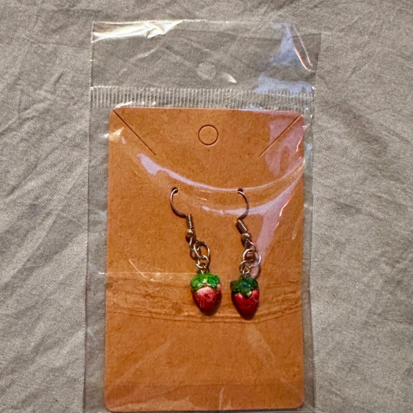 Handmade Strawberry Earrings