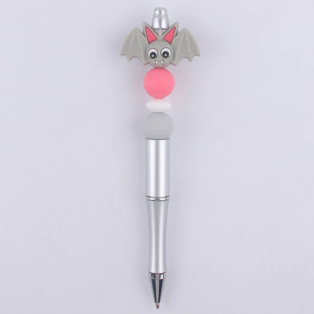 Gray & Pink Bat pen