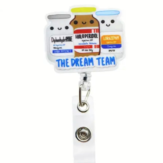 The Dream Team Retractable Badge Reel Holder