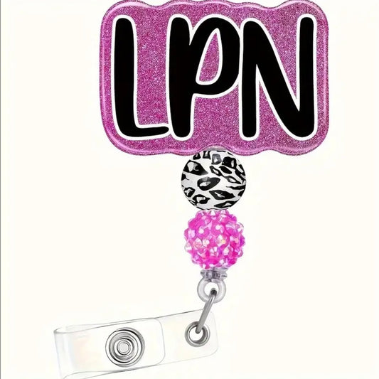 LPN Retractable Badge Reel Holder