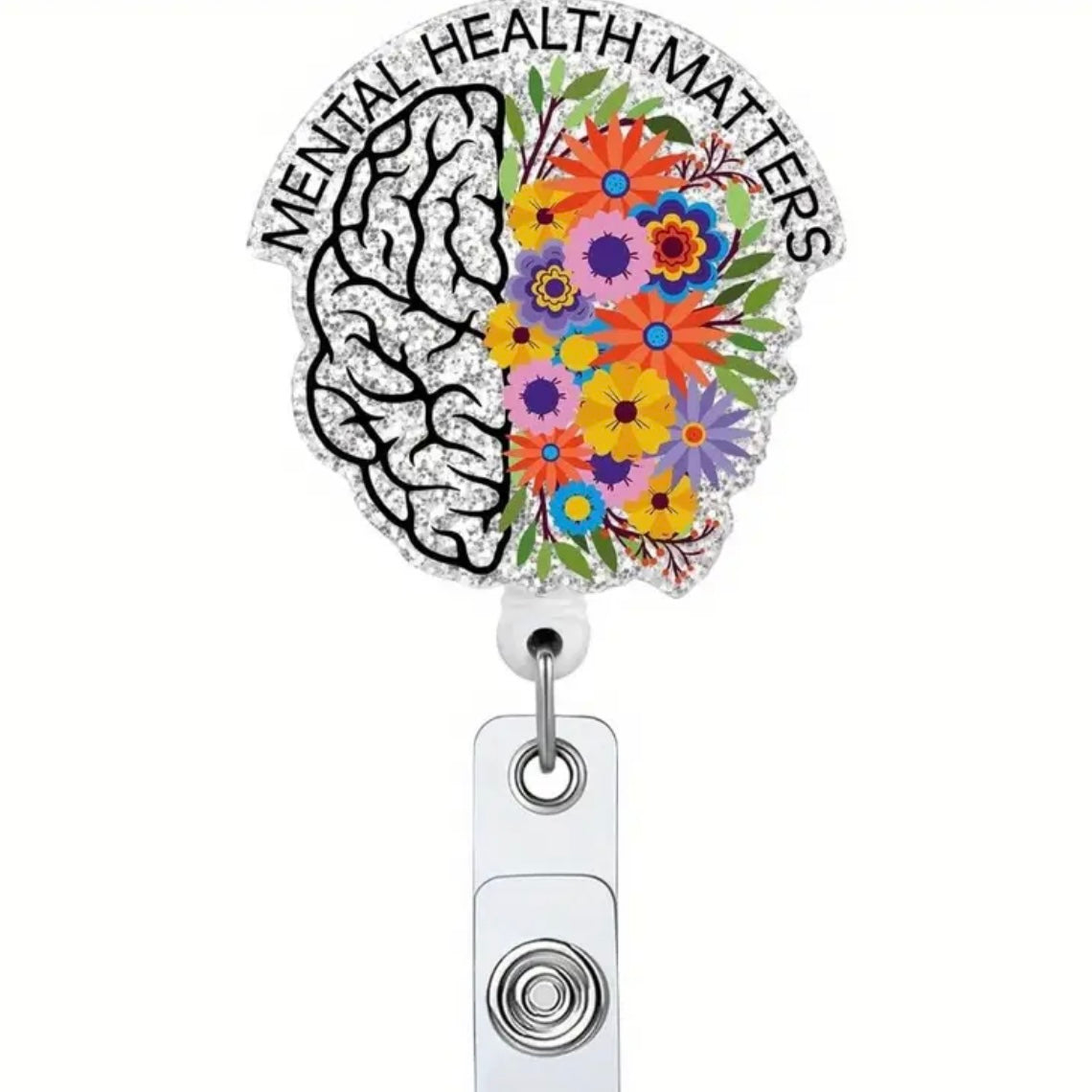 Mental Health Matters Retractable Badge Reel Holder