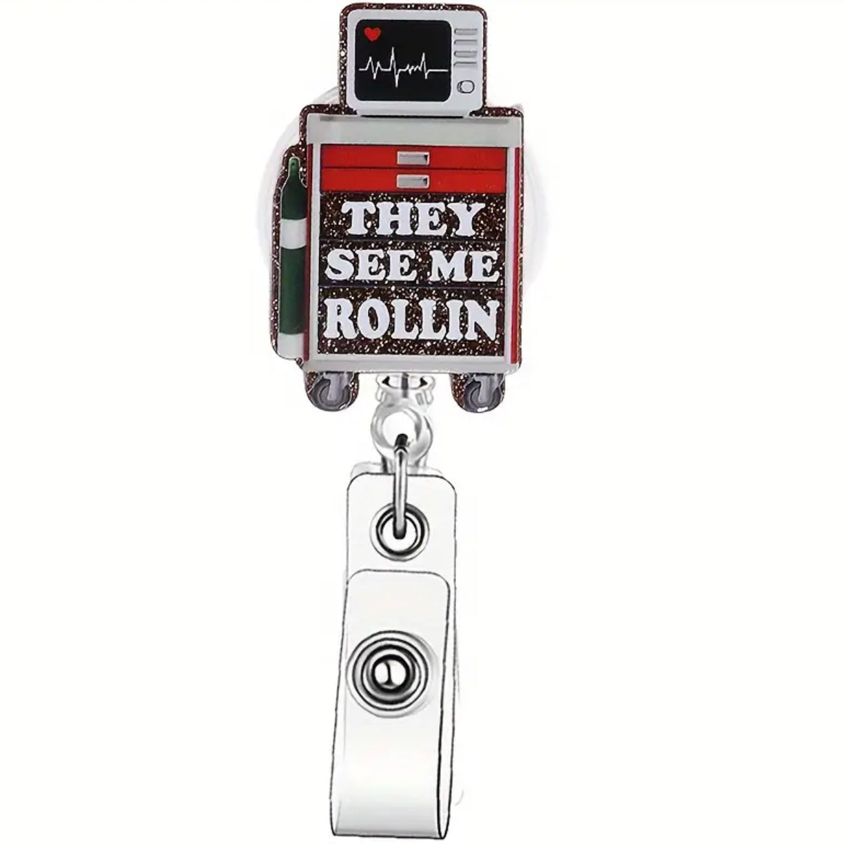 They See Me Rolling, Retractable Badge Reel Holder