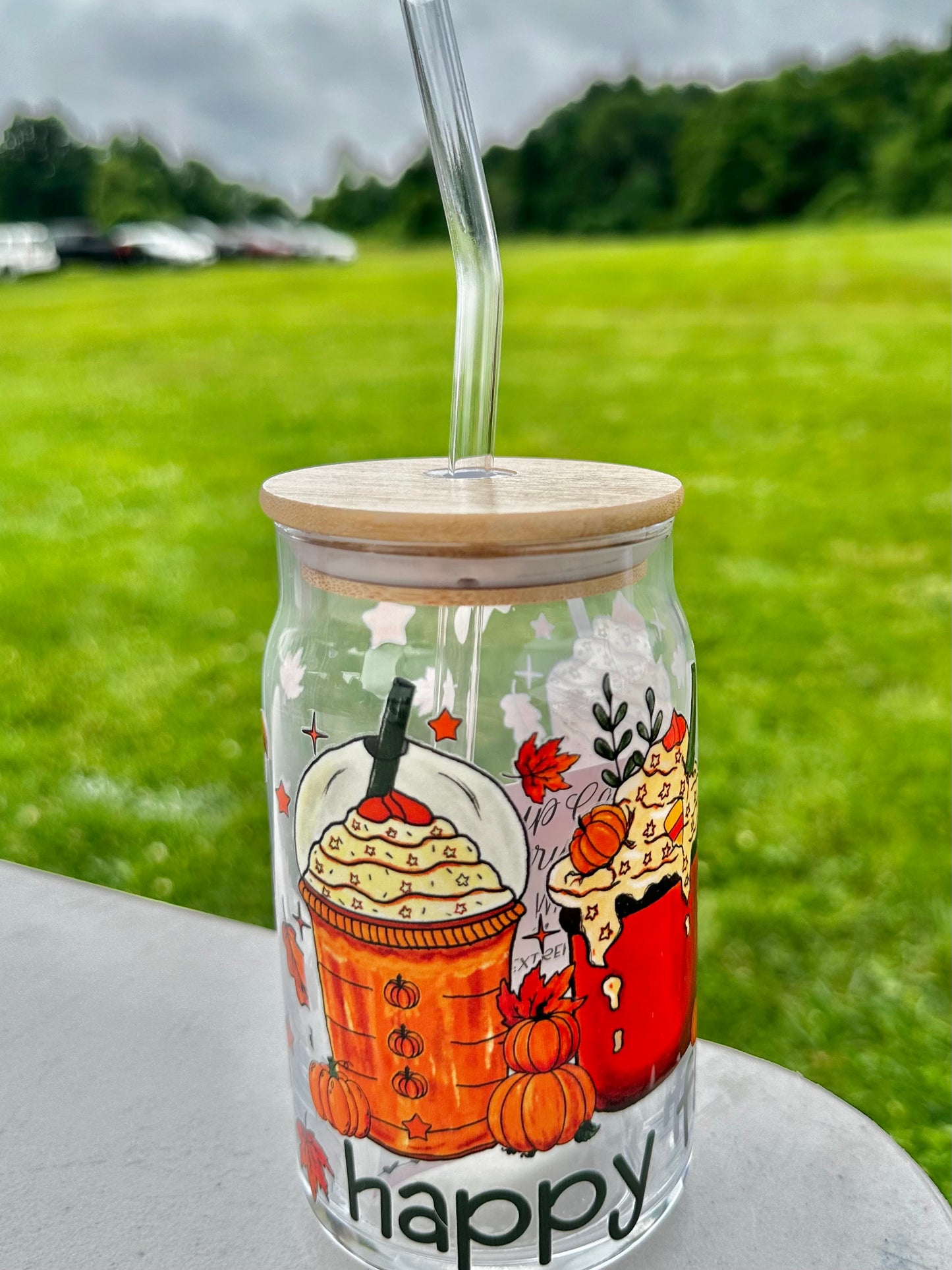 Fall decorative Drinks Cup